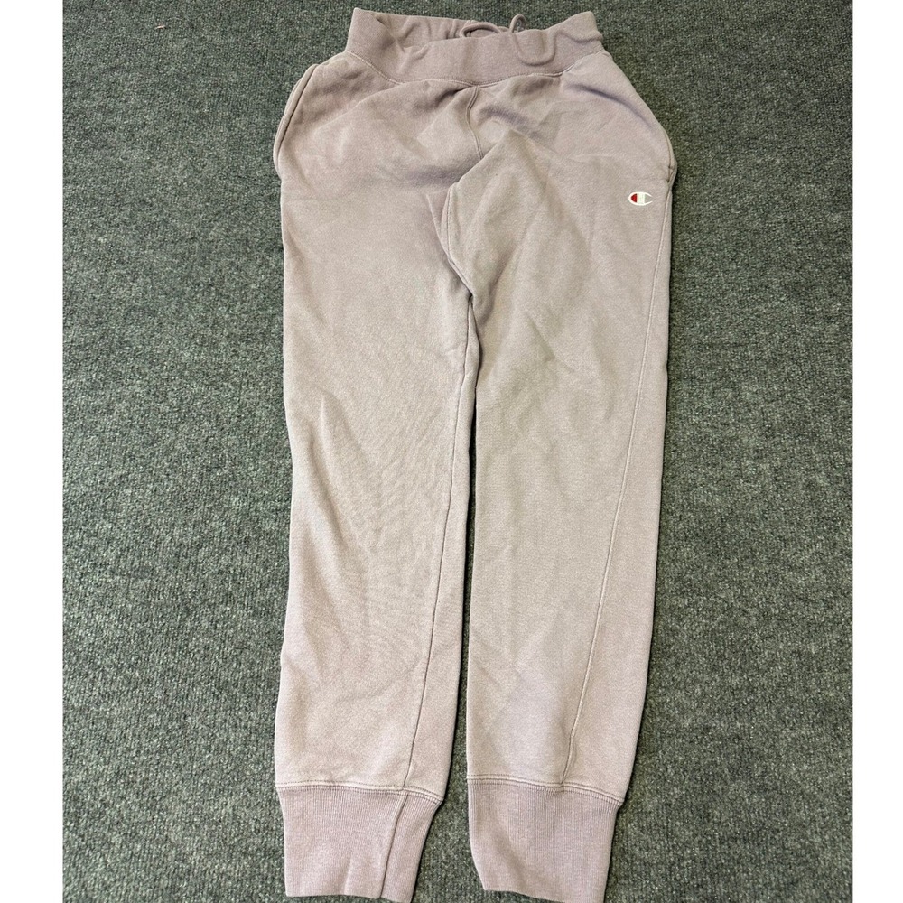 Champion Joggers Womens Size Small Purple Reverse Weave Drawstring Athletic Pant